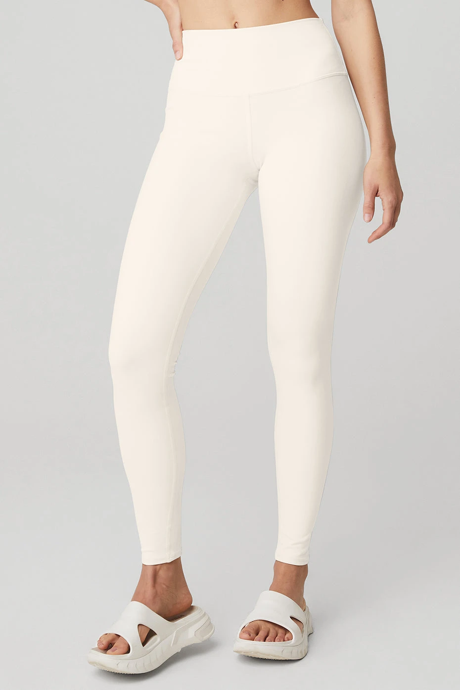 High-Waist Airbrush Legging - Ivory 1 High-Waist Airbrush Legging - Ivory