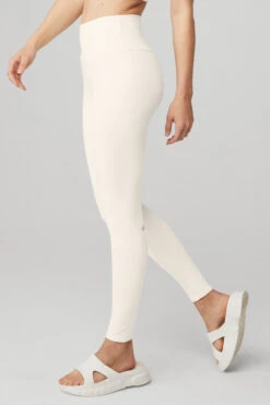 High-Waist Airbrush Legging - Ivory 6 High-Waist Airbrush Legging - Ivory -ALO Clothing Shop W5473R 03299 b1 s1 a2 1 m89
