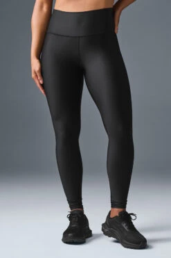 High-Waist Airlift Legging - Black -ALO Clothing Shop W5561R 01 b1 s1 a1 m196