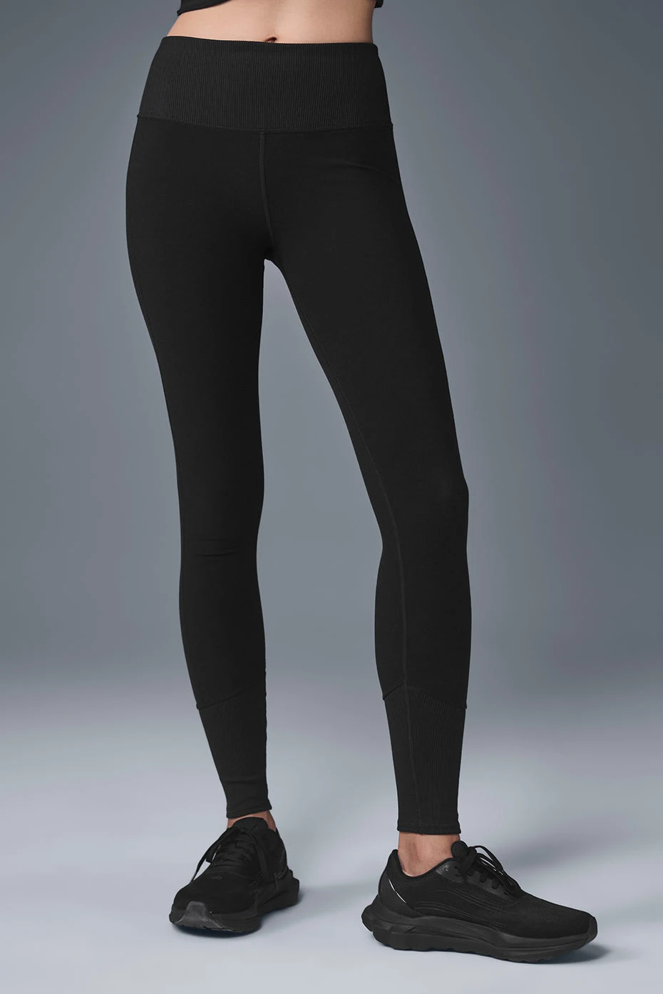 High-Waist Alosoft Lounge Legging - Black 1 High-Waist Alosoft Lounge Legging - Black