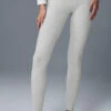 High-Waist Alosoft Lounge Legging - Athletic Heather Grey