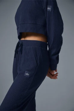Muse Sweatpant - Navy -ALO Clothing Shop W5784R 03842 b1 s1 a3 1 m18
