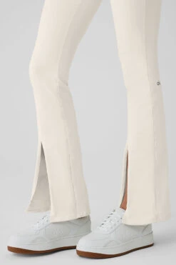 Airbrush High-Waist Flutter Legging - Ivory -ALO Clothing Shop W5946R 03299 b1 s1 a4 1 m54