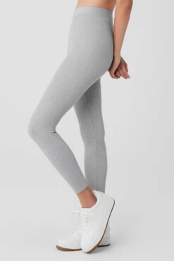 Ribbed High-Waist 7/8 Blissful Legging - Athletic Heather Grey -ALO Clothing Shop W5987R 02910 b1 s1 a3 1 m54 ab8e794a 8bfa 41db 888b 795640a5d003