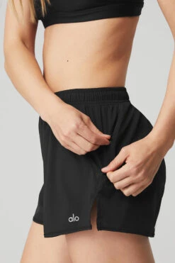 Stride Short - Black -ALO Clothing Shop W6230R 01 b1 s1 a4 1 m82