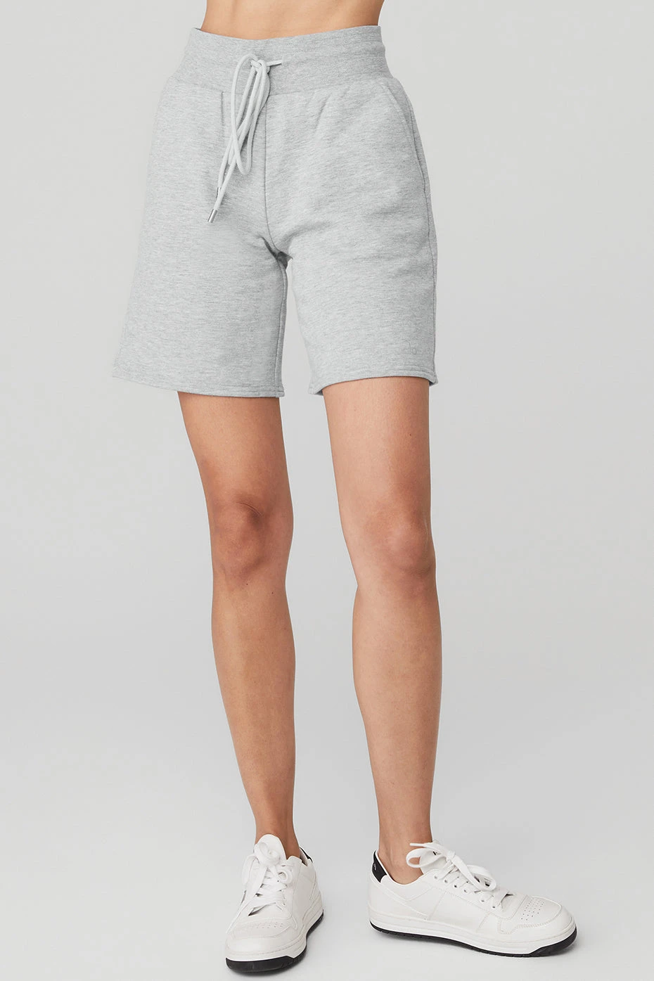 High-Waist Easy Sweat Short - Athletic Heather Grey 1 High-Waist Easy Sweat Short - Athletic Heather Grey