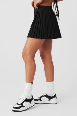 Aces Tennis Skirt - Black -ALO Clothing Shop W6235R 01 b1 s1 a2 1 m125
