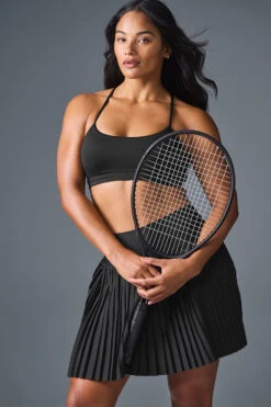 Grand Slam Tennis Skirt - Black -ALO Clothing Shop W6289R 01 b1 s1 a5 m196
