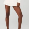 High-Waist Elevation Mini Skirt - Ivory