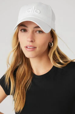 Off-Duty Cap - Bright White/White -ALO Clothing Shop W7112R 04448 b1 a1 m89