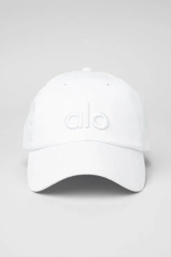 Off-Duty Cap - Bright White/White -ALO Clothing Shop W7112R 04448 b1 a2