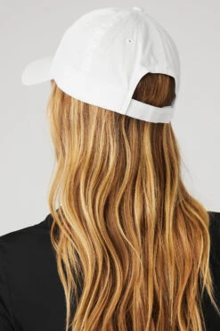 Off-Duty Cap - Bright White/White -ALO Clothing Shop W7112R 04448 b1 a3 m89