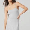 Alosoft Courtside Tennis Dress - Athletic Heather Grey