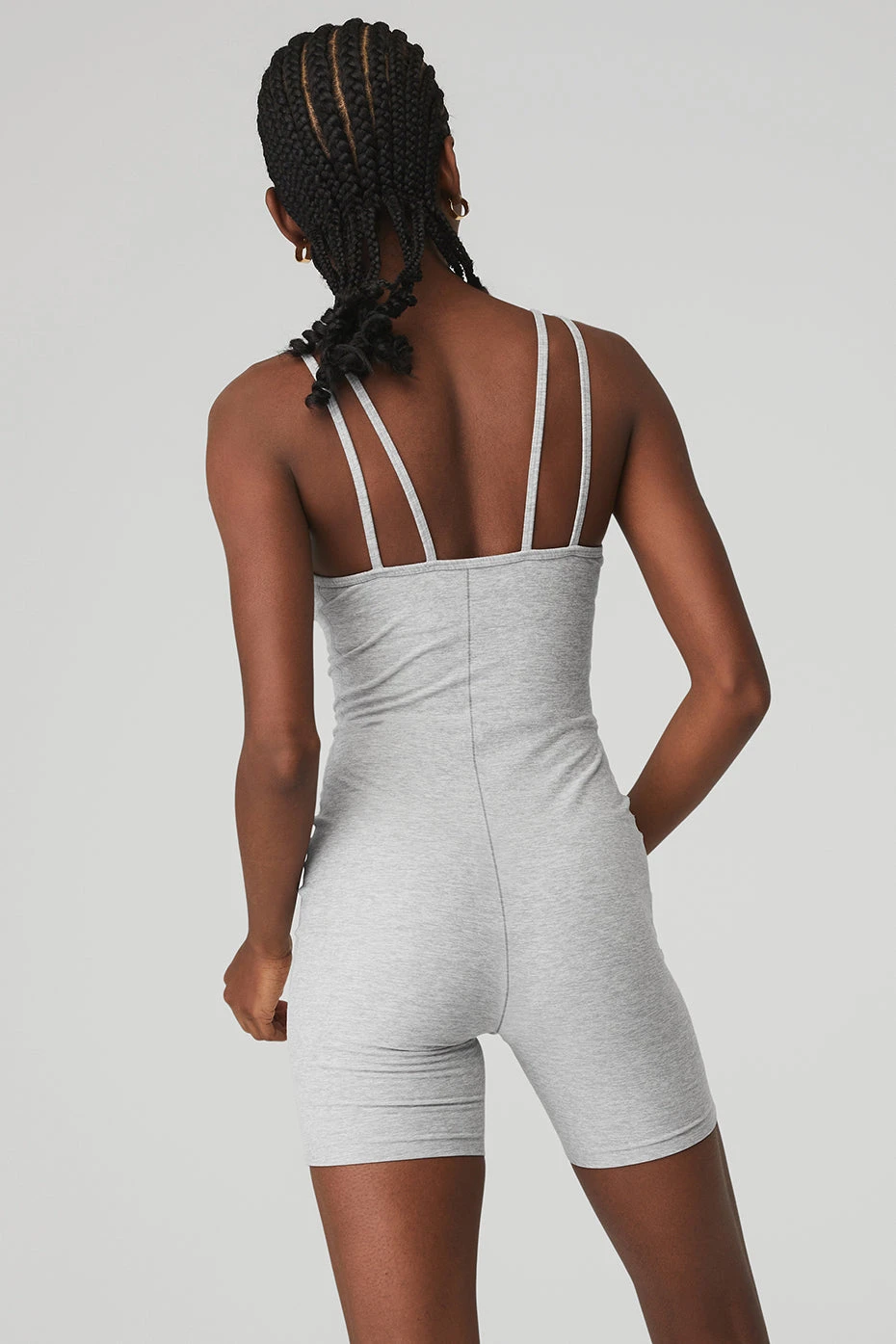 Alosoft Suns Out Onesie - Athletic Heather Grey 2 Alosoft Suns Out Onesie - Athletic Heather Grey - Image 2