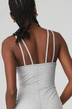 Alosoft Suns Out Onesie - Athletic Heather Grey 9 Alosoft Suns Out Onesie - Athletic Heather Grey -ALO Clothing Shop W8137R 02910 b1 s1 a4 2 m100