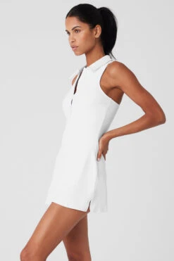 Charmed Tennis Dress - White 6 Charmed Tennis Dress - White -ALO Clothing Shop W8141R 00 b1 s1 a2 1 m18
