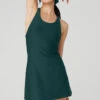 Airlift Fly Dress - Midnight Green