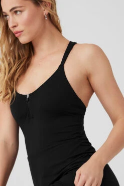 Alosoft Showcase Dress - Black -ALO Clothing Shop W8183R 01 b1 s1 a4 1 m89