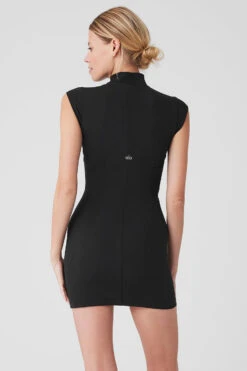 Run It Back Dress - Black -ALO Clothing Shop W8200R 01 b1 s1 a3 1 m176