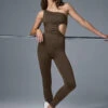 Airlift 7/8 Decadent Bodysuit - Espresso
