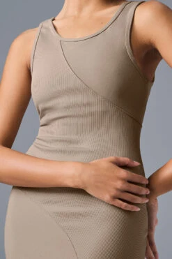 Alosoft Sunbeam Dress - Gravel -ALO Clothing Shop W8255R 05438 b1 s1 a3 1 m197