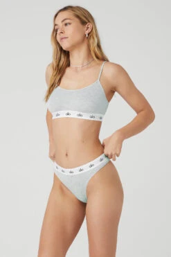 Icon Cami Bra - Athletic Heather Grey 6 Icon Cami Bra - Athletic Heather Grey -ALO Clothing Shop W9425R 02910 b1 s1 a3 1 m89